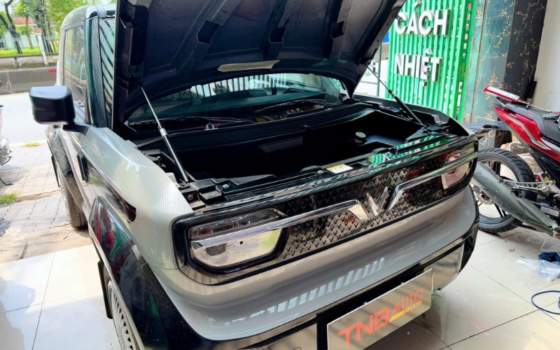 Hoàng Gia Auto Các chủ xe VF3 nên lắp cốp trước nếu có nhu cầu cần mở rộng không gian chứa đồ lắp zin không ảnh hưởng đến bảo hành của xe